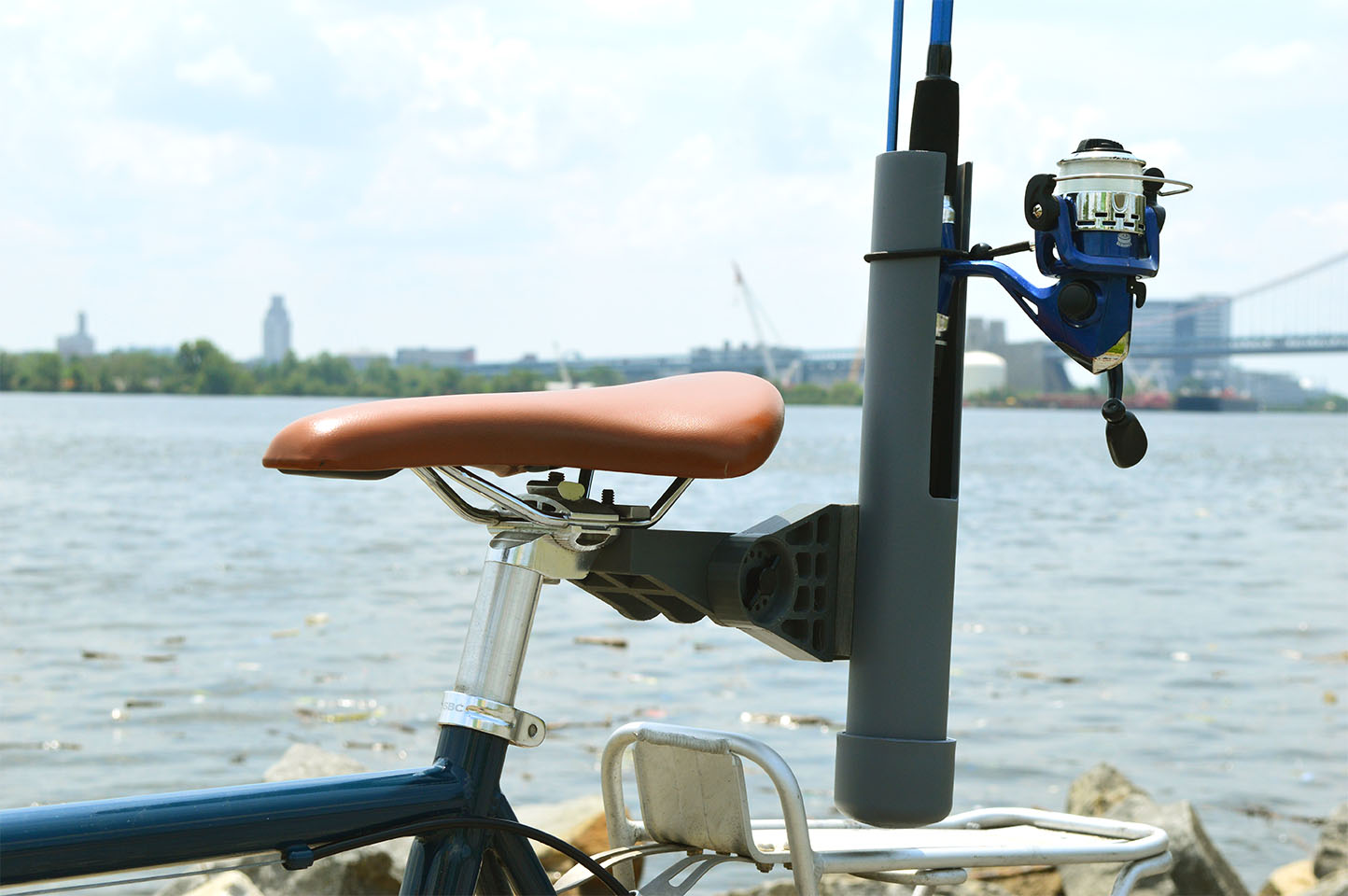 Bike Fishing Rod Holder