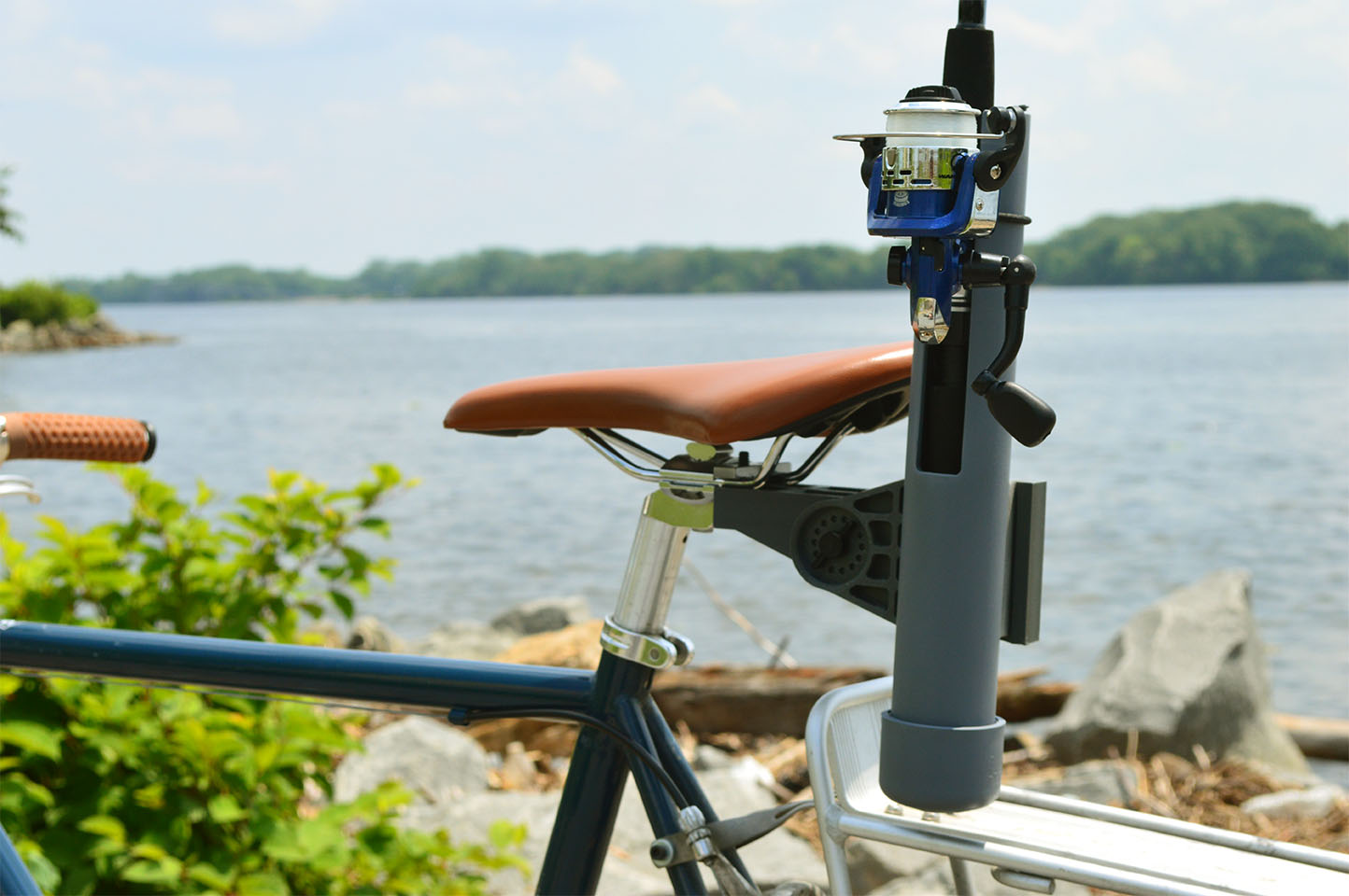 Bike Fishing Rod Holder