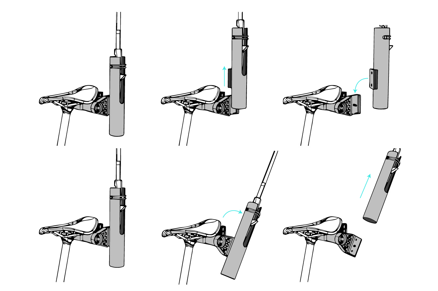 Bike Fishing Rod Holder